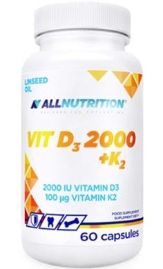 all nutrition Vitamin d3 2000iu + k2