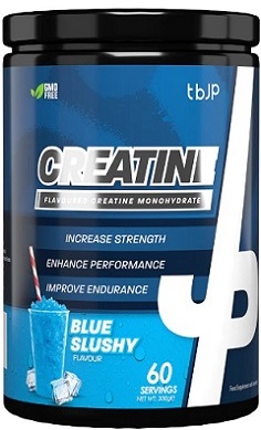 Trained By JP Creatine blue slushie