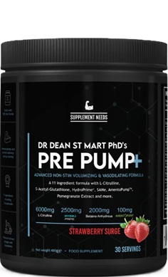 SUPPLEMENT NEEDS pre pump+ preworkout new