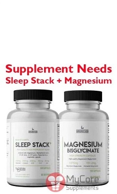 SUPPLEMENT NEEDS sleep stack + magnsium web