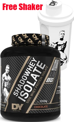 Dorian Yates shadowhey isolate + shaker
