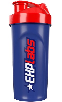 EHP Labs shaker blue-red top