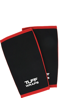 Tuff Wraps 7mm Competition Knee Sleeves red