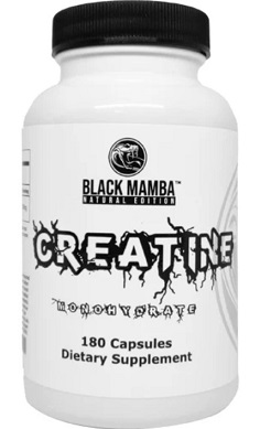 black mamba Creatine monohydrate capsules