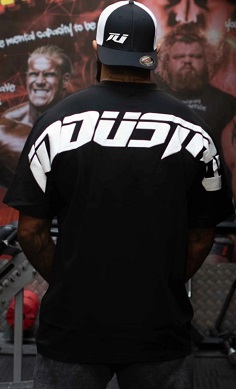 Industry statement tee t-shirt black