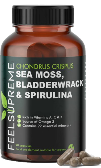 Feel Supreme Sea Moss, Bladderwrack & Spirulina