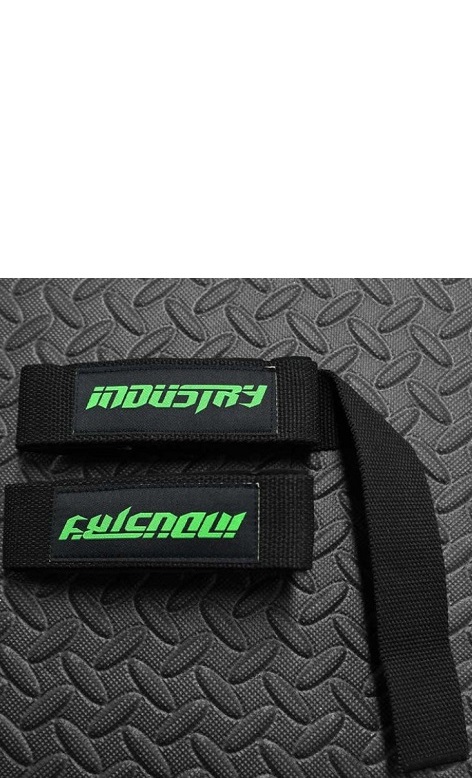 Industry Classic Lifting Straps - Black & green 2