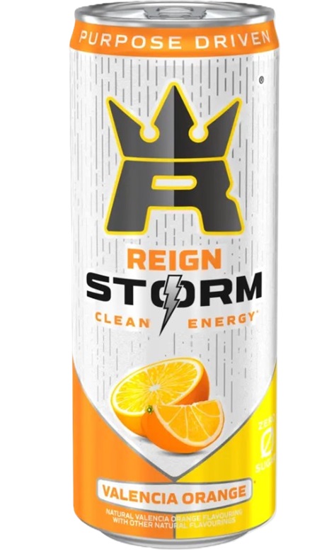 Reign storm Energy Drink orange