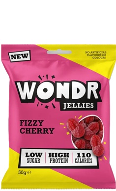 Wondr Jellies Fizzy Cherry