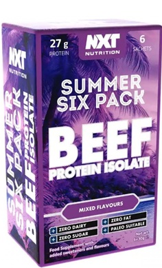nxt nutrition beef protein isolate samples summer six pack