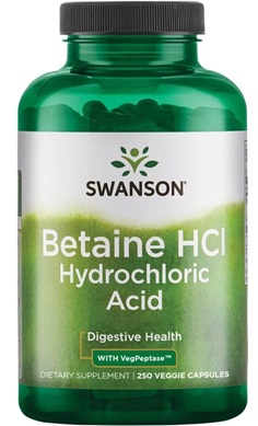 swanson betaine hcl hydrochloric acid