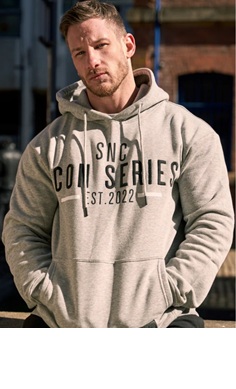 SUPPLEMENT NEEDS ICON Series Regular Fit Hoodie - Grey Marl 2